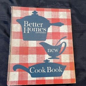 Better Homes and Gardens New Cookbook 195‎ 3rd Edition 1950's Housewife VTG
